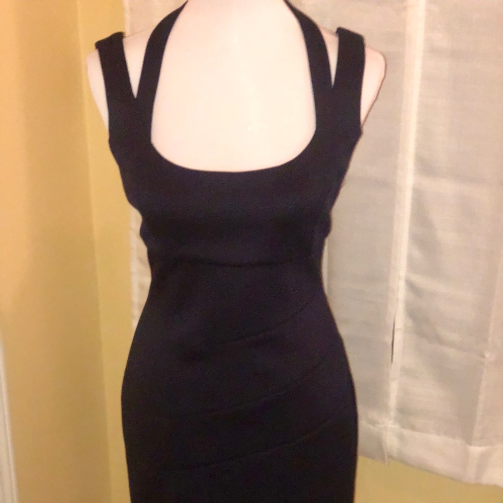 Wedding/Cocktail Dress by GUESS Size 6 NAVY....NWT